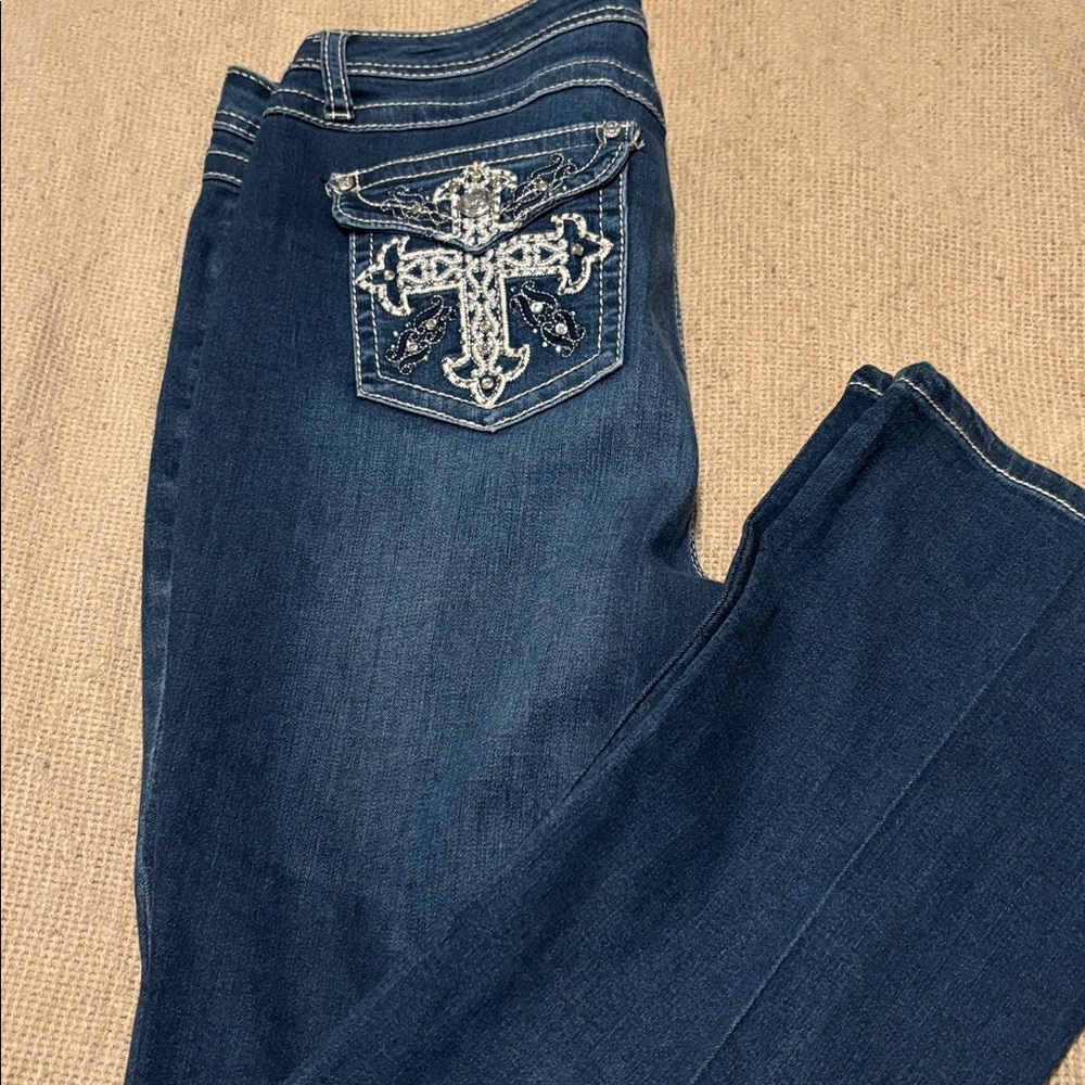 Earl Jeans Dark Blue Boot Cut Women's Jeans